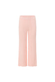 Blush Pink Crochet Knit High Waist Kama Pants
