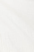 White Cotton Short Sleeve Button Up Inara Top
