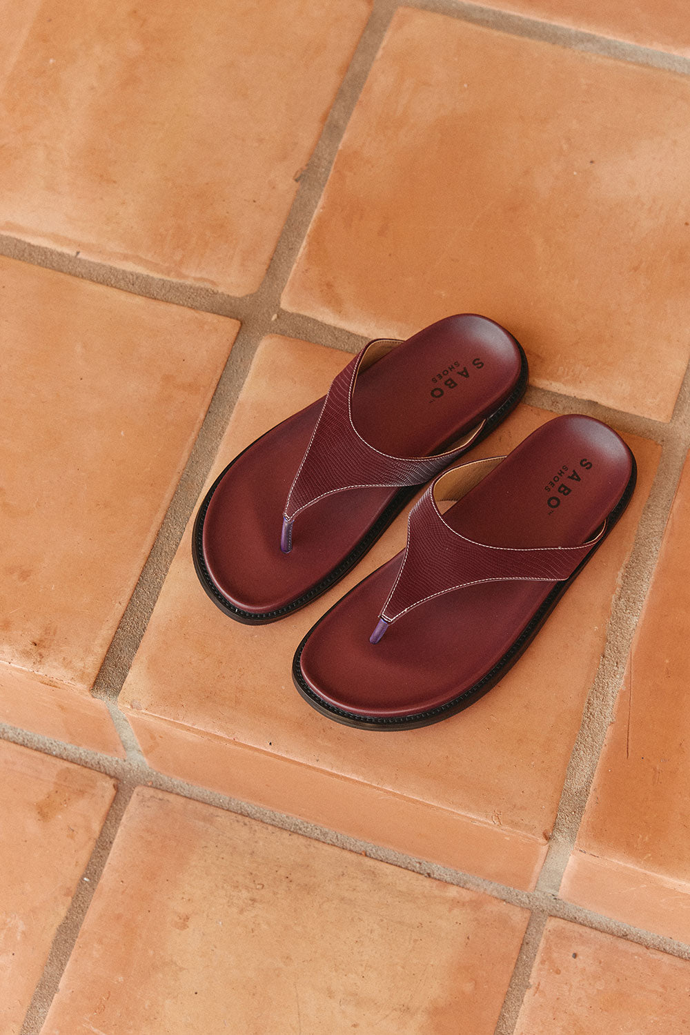 Anya Sandals - Burgundy