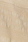 Beige Ruched Strappy Amina Top