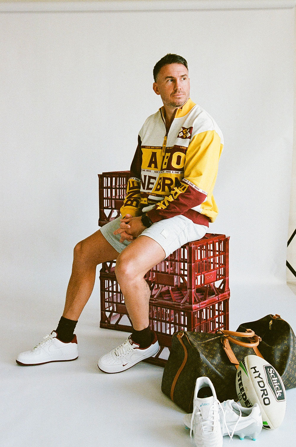 Yellow BRNX X SABO Vintage Oversized Sweater