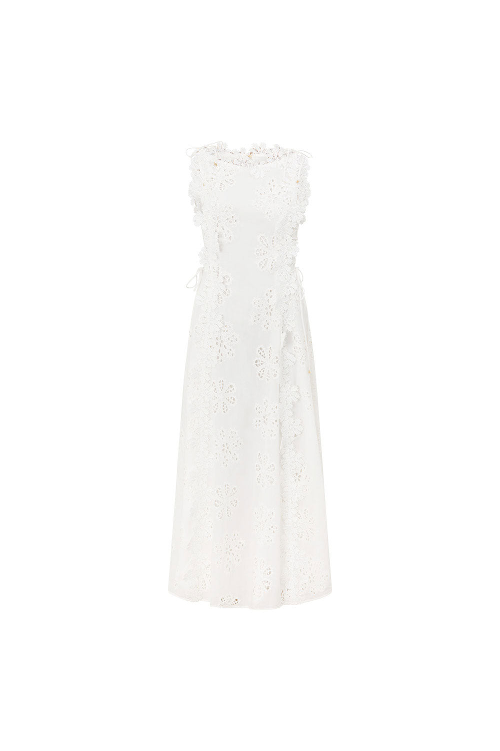 Araminta Embroidered Maxi Dress - Stella Marina - White