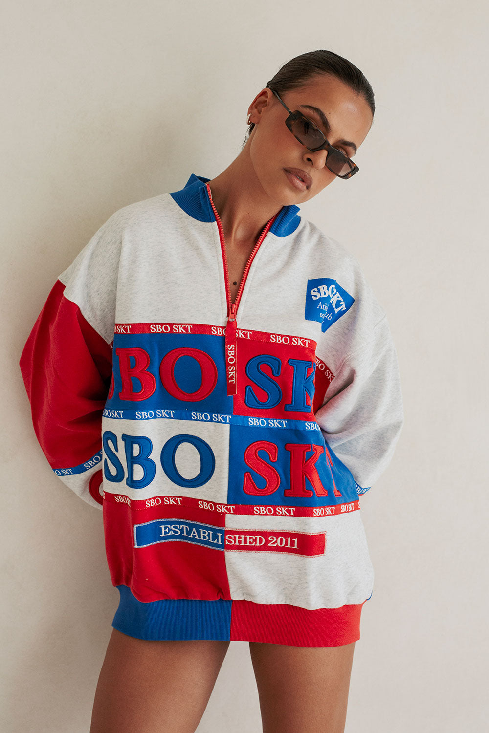 Atlanta Vintage Oversized Sweater - Fleece