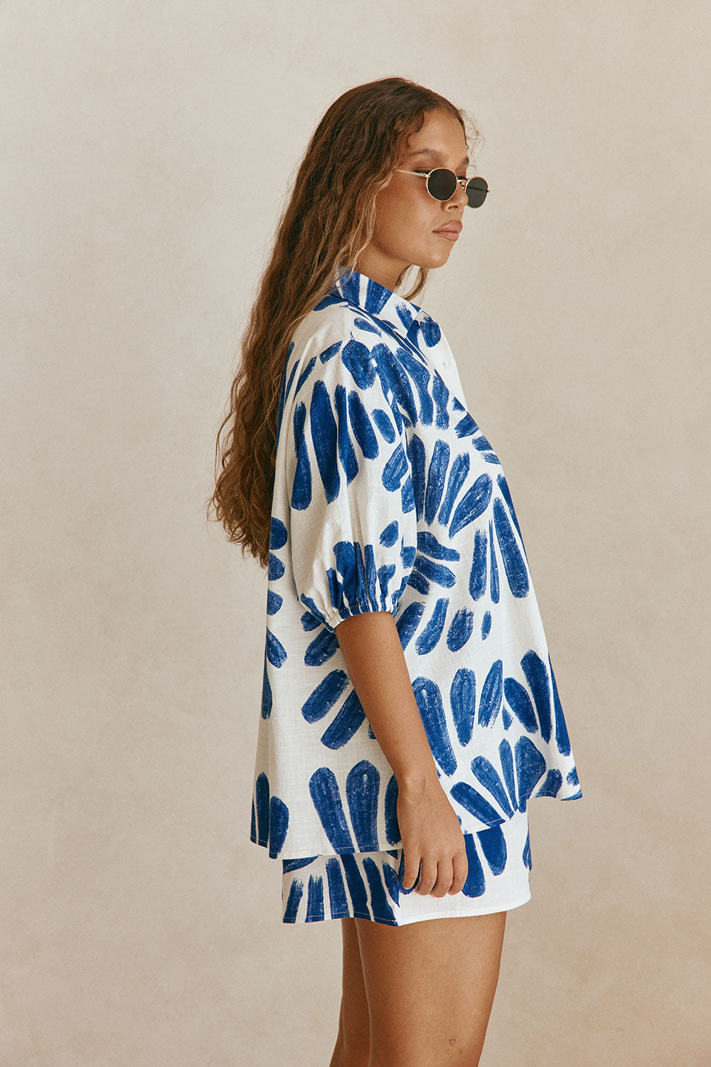 Orla Top - Brush Petal