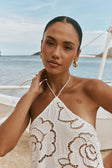 Whimsy Top - Flower Cutwork