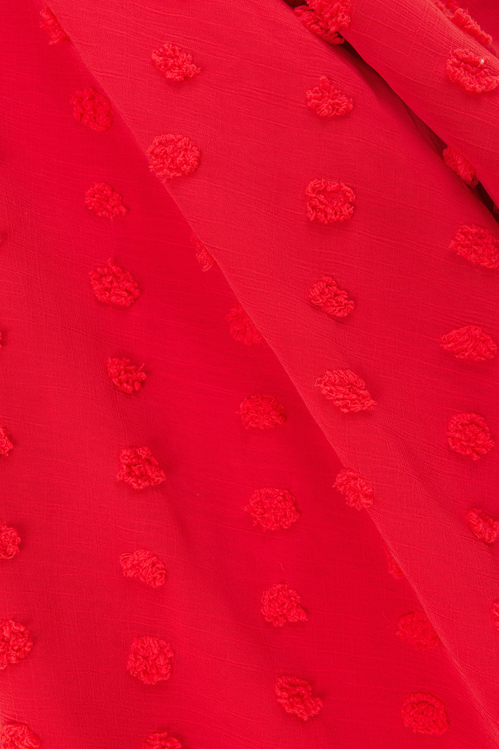 Red Polka Dot Panel Maxi Tassia Dress
