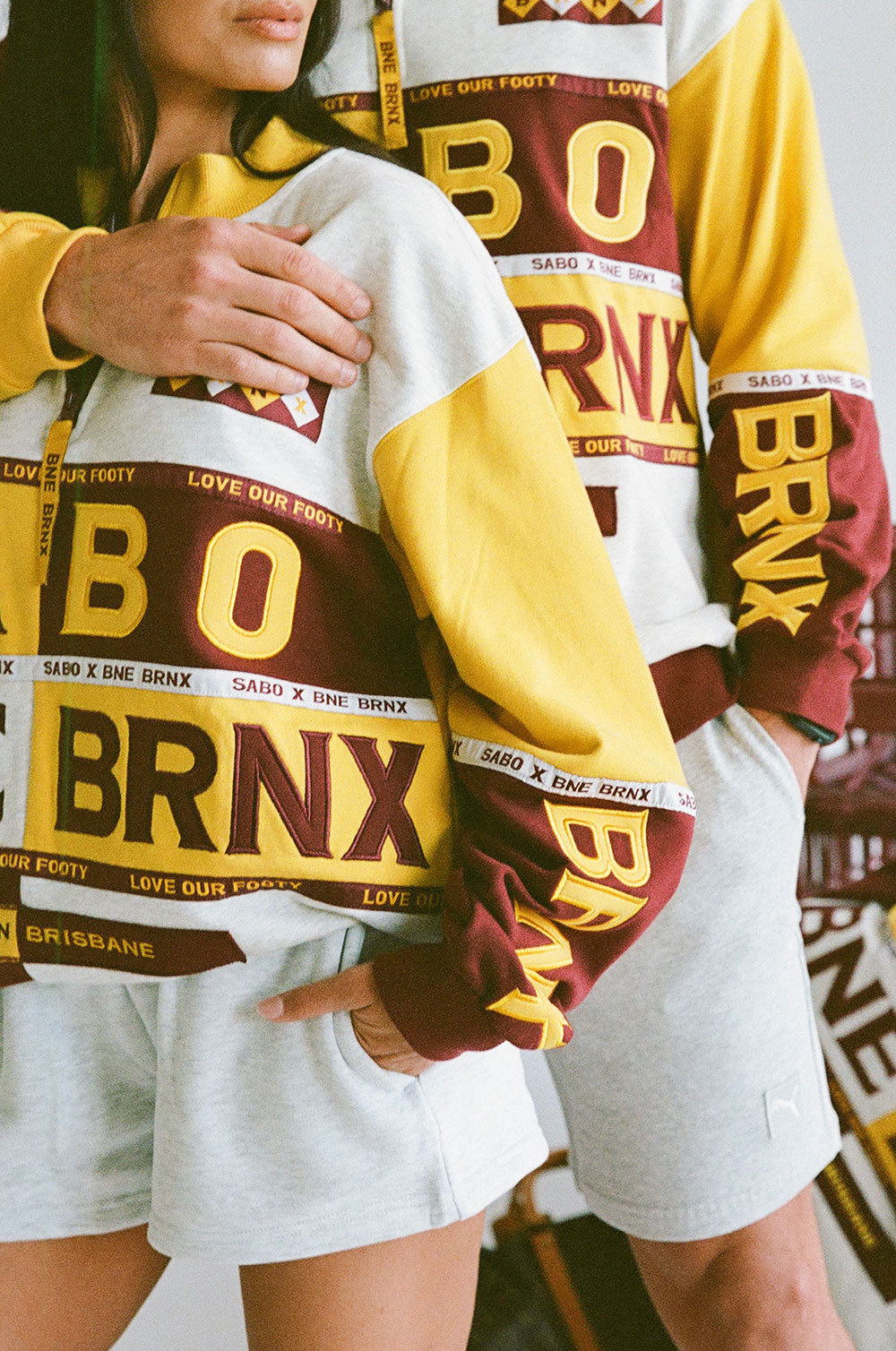 Yellow BRNX X SABO Vintage Oversized Sweater