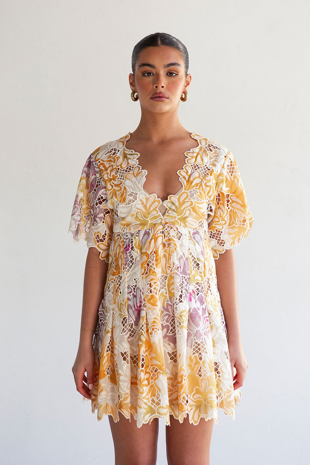 Gramercy Mini Dress - Floreale Mellow