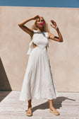 Aurelia Cutout Maxi Dress - White