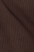 Chocolate Brown Off Shoulder Short Sleeve Tarika Top