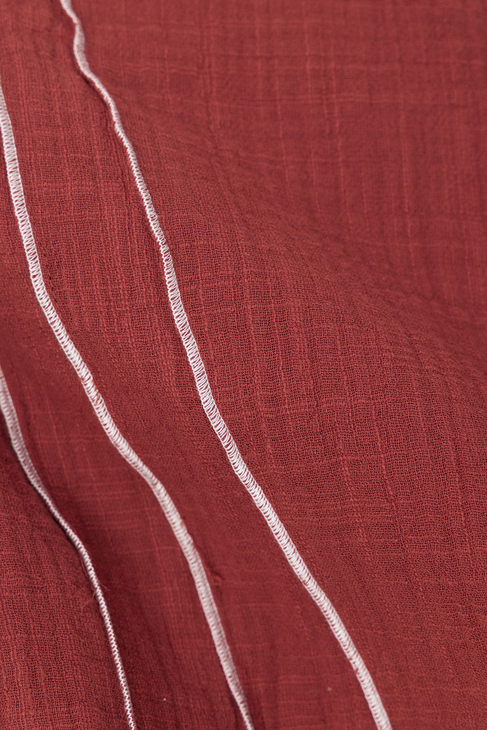 Merlot Red Cotton Strapless 