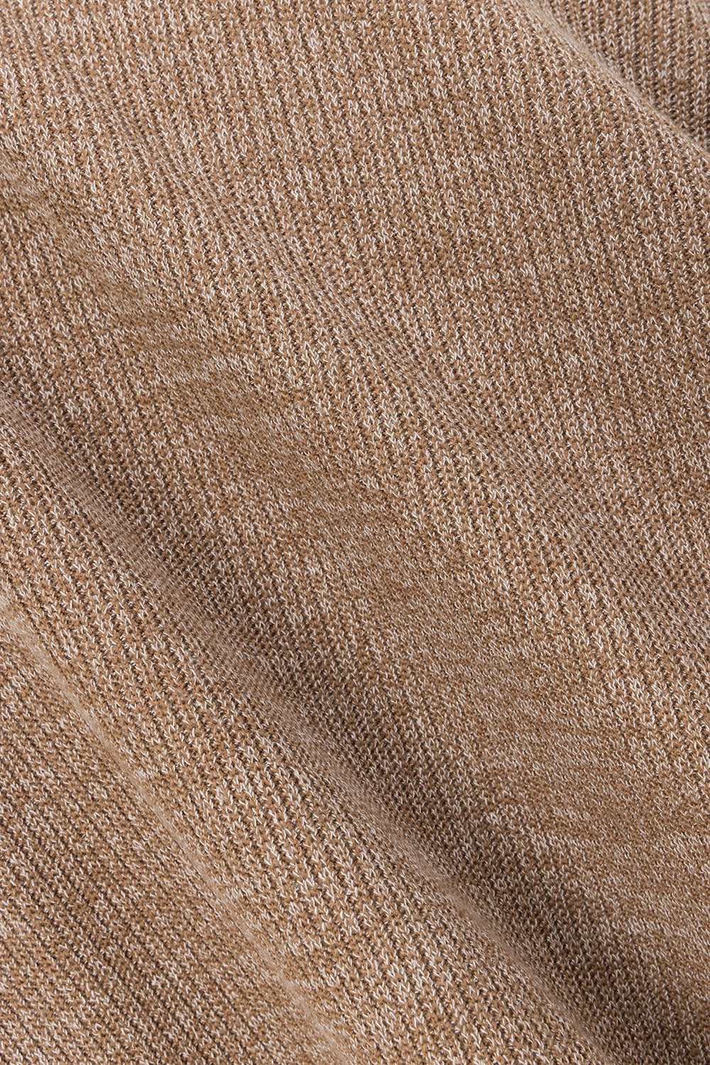 Tan Long Sleeve Cut Out V Neck Maxi Belora Dress