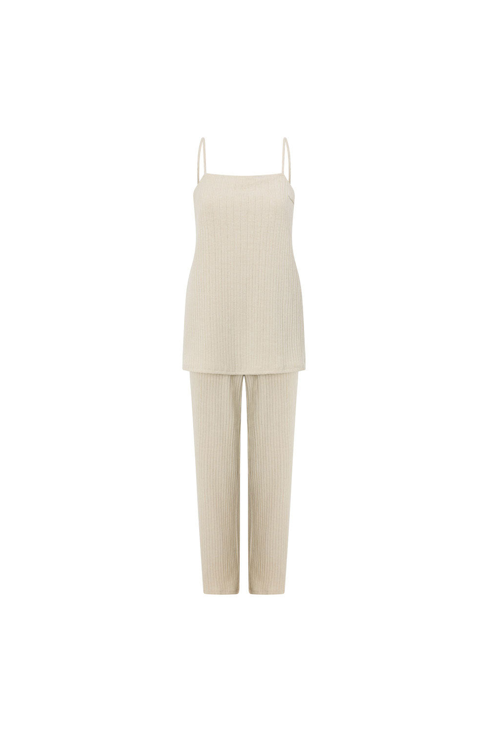 Sayla Backless Thin Strap Tie Jumpsuit - Grey