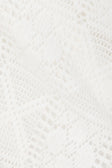 White Crochet Adjustable Strap Aluna Top