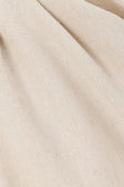 Beige Linen Blend Wide Leg Isa Trouser Pants