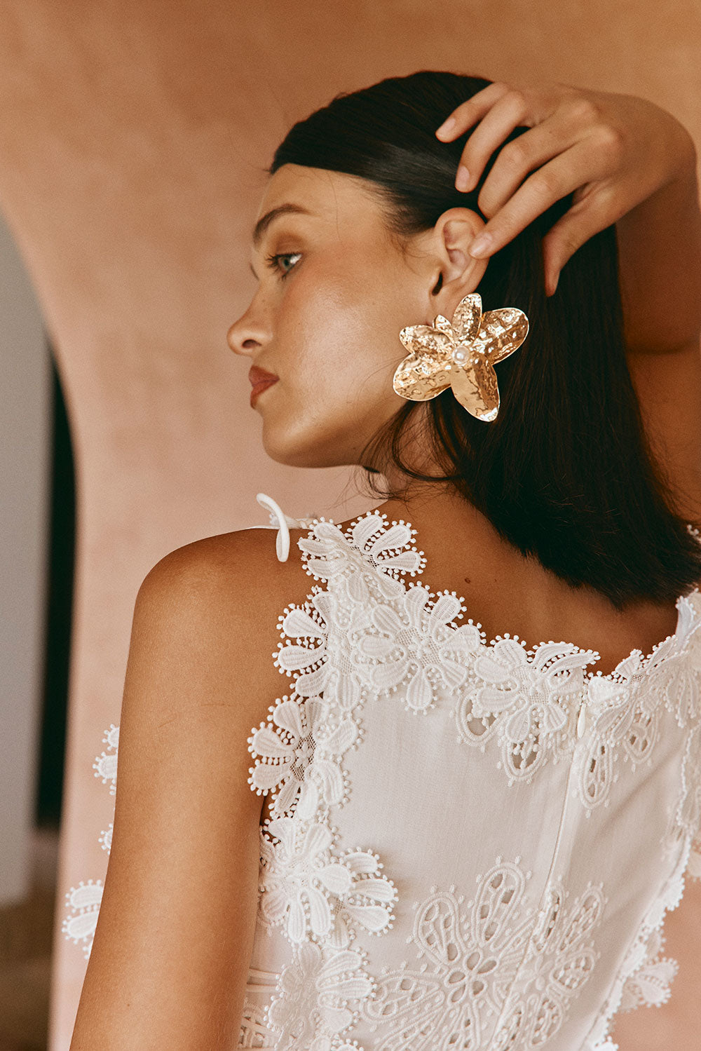 Araminta Embroidered Maxi Dress - Stella Marina - White