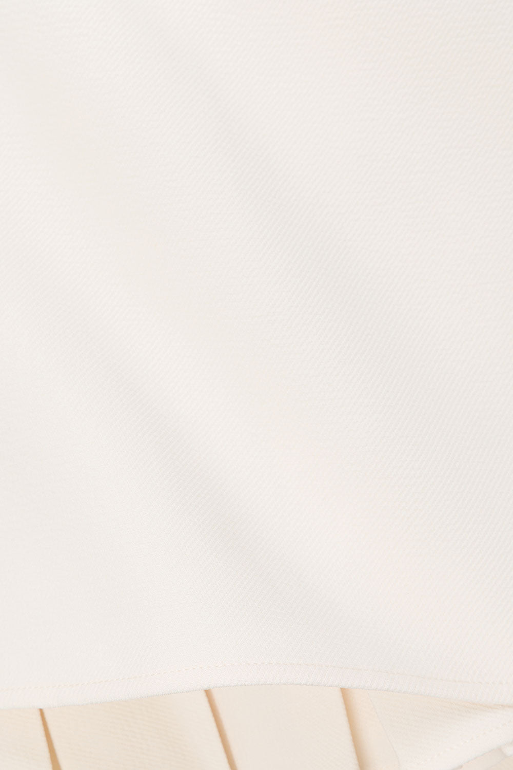 White Strapless Pleated Mini Izel Dress