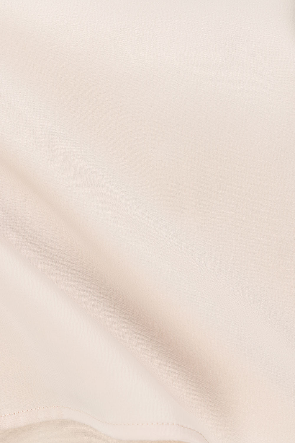 Beige Silky Asymmetric Scarf Koda Top