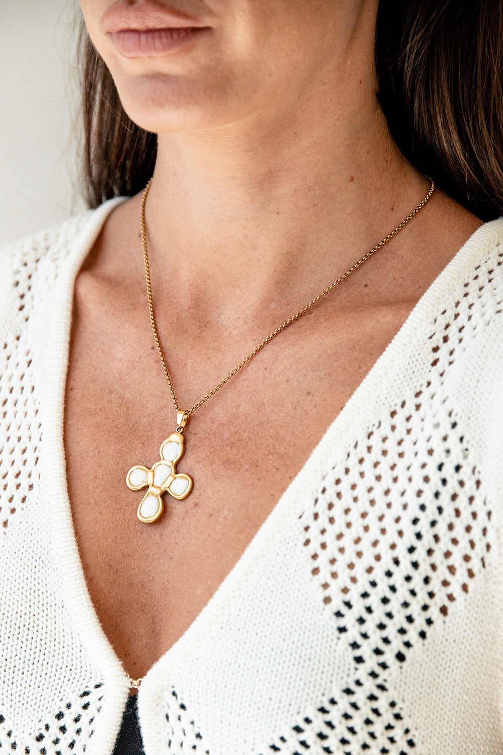 Sella Cross Necklace