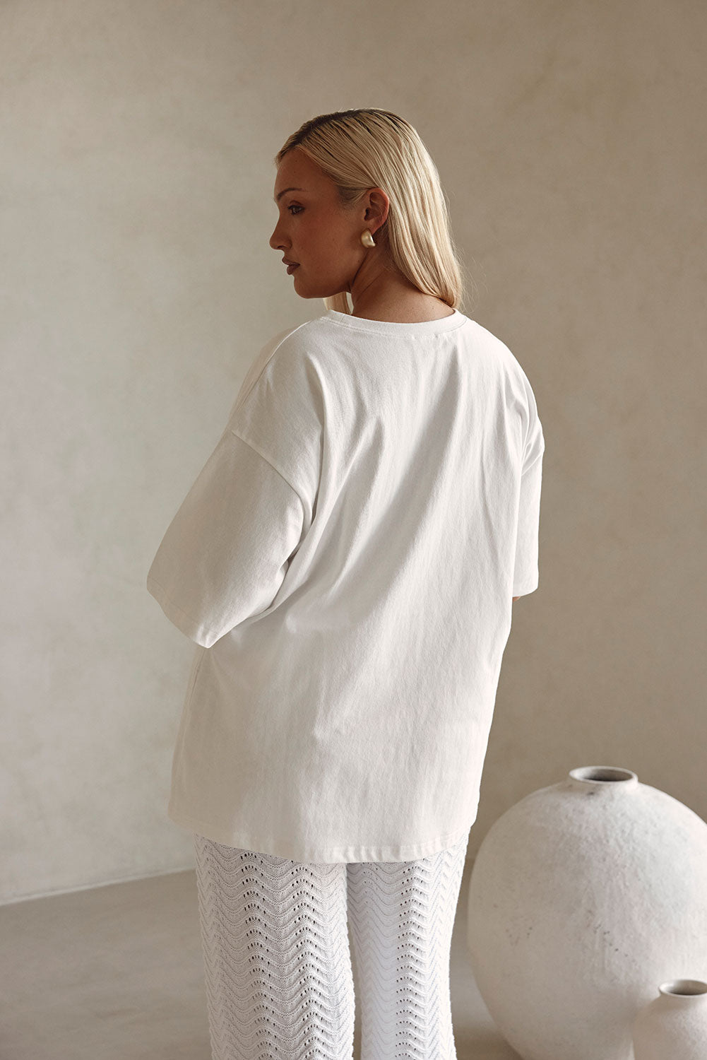 Blue Graphic Tee Relaxed Par La Mer Top