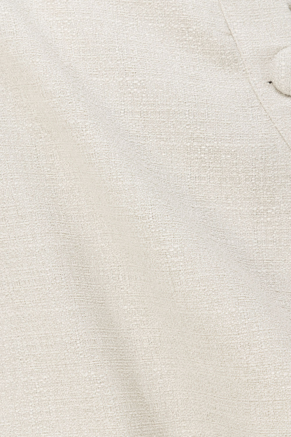Beige Button Gathered Azul Top