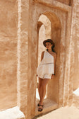 White Cotton One Shoulder Stella Top
