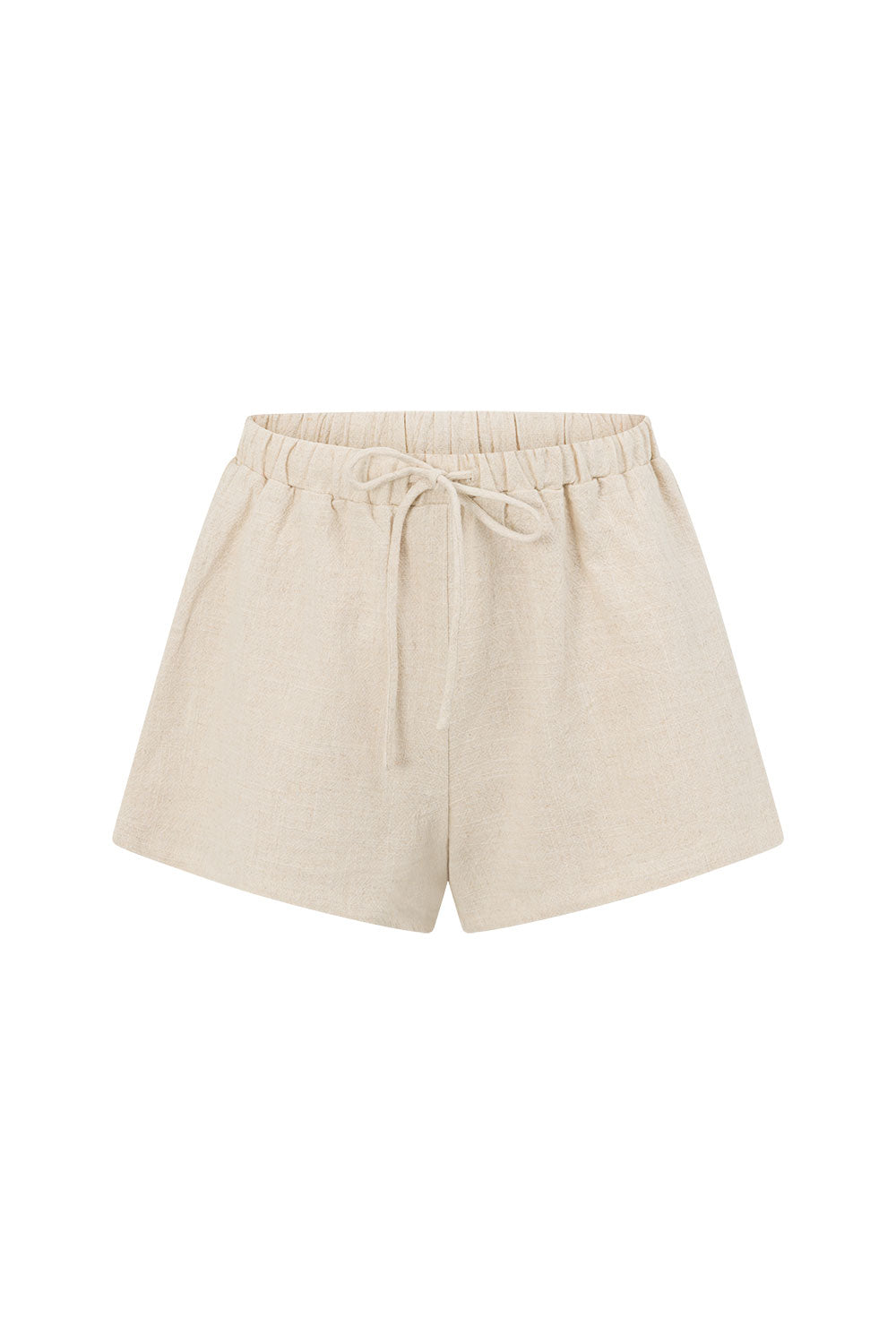 Beige High Waist Sydney Shorts