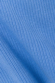 Blue Ribbed Knit Halter May Top