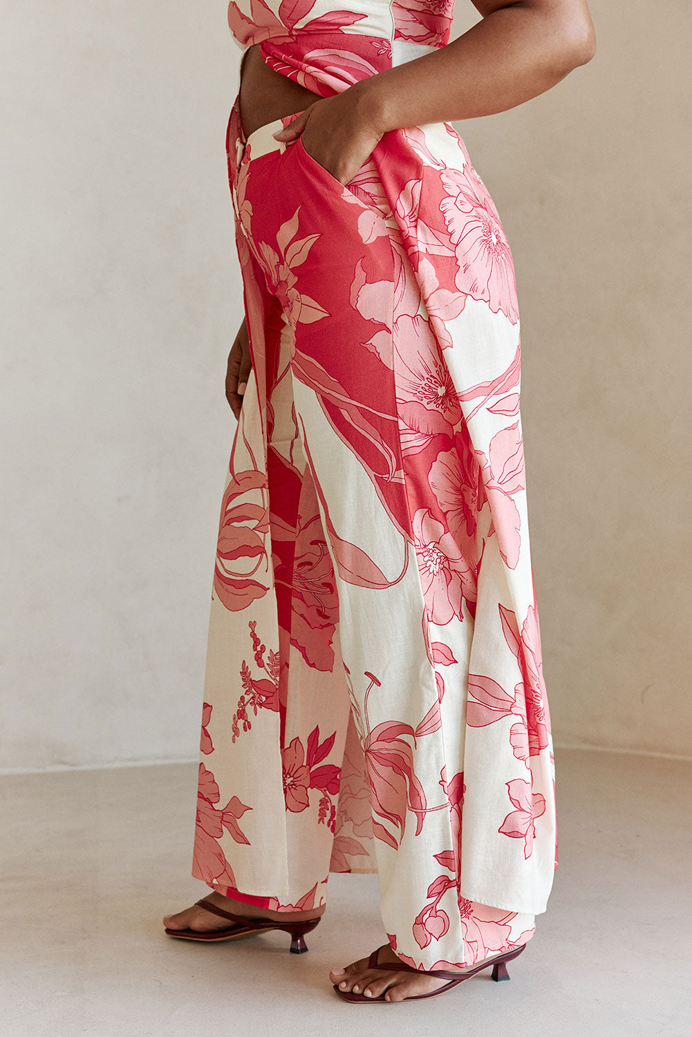 Lulu Pants - Flora Sunset