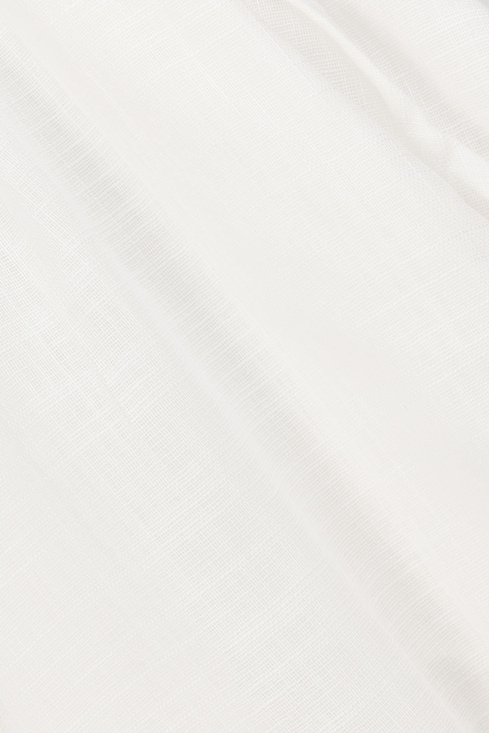 White Cotton Elastic Drawstring Stella Shorts