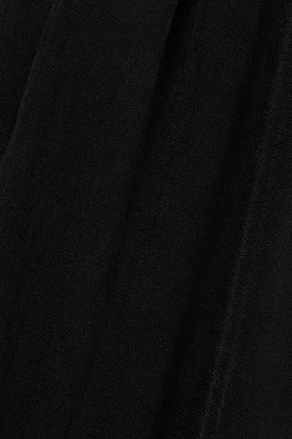 Black Button Slit Maxi Indi Skirt
