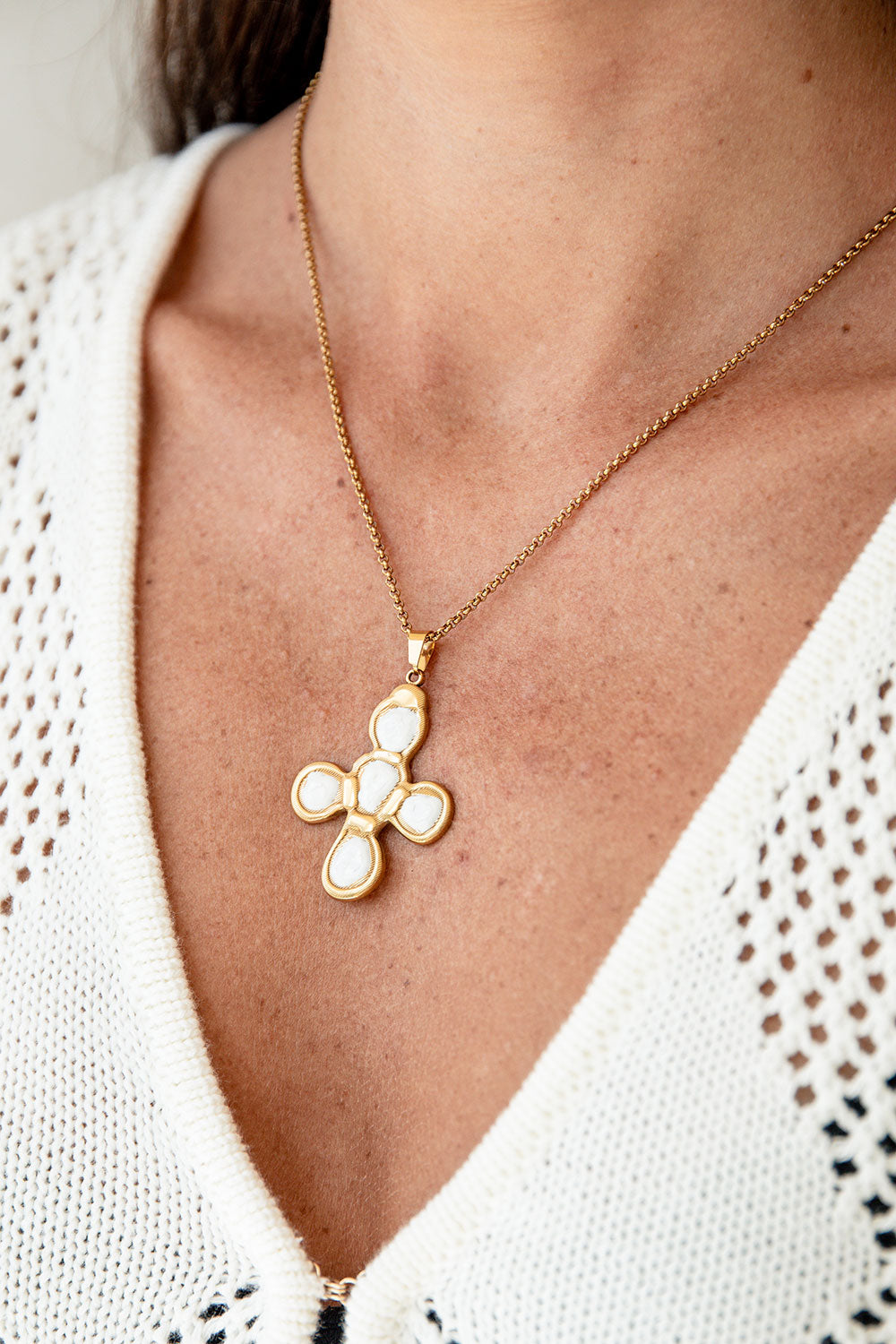 Sella Cross Necklace