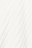 White Ribbed Knit One Shoulder Asymmetric Audri Top