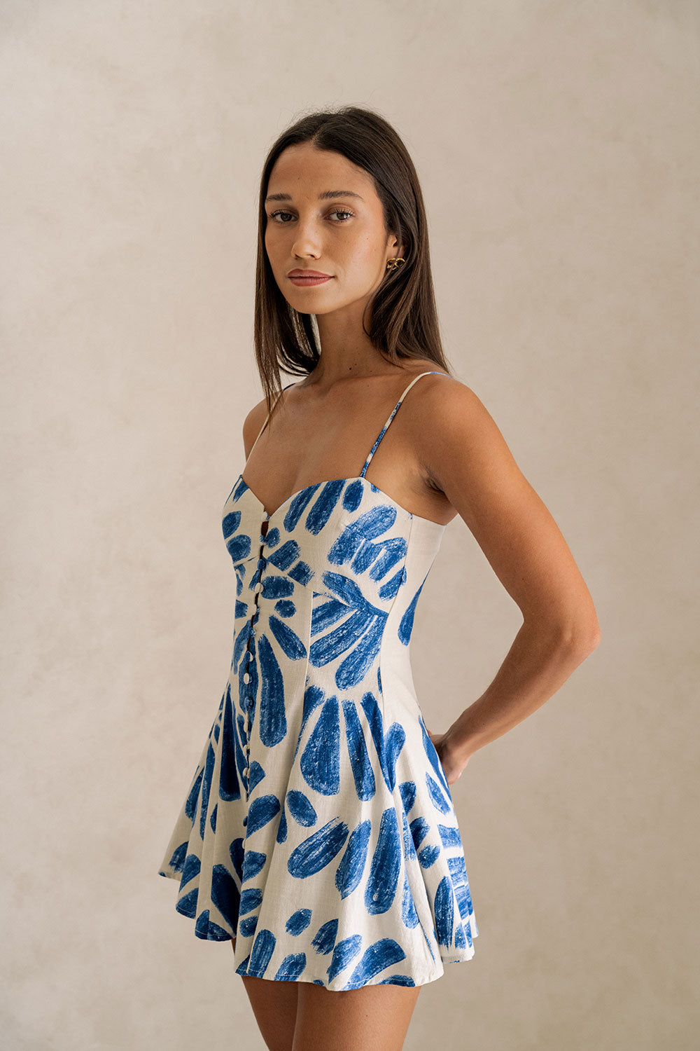 Reese Dress - Brush Petal