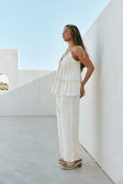 Cream High Waist Cantrell Pants