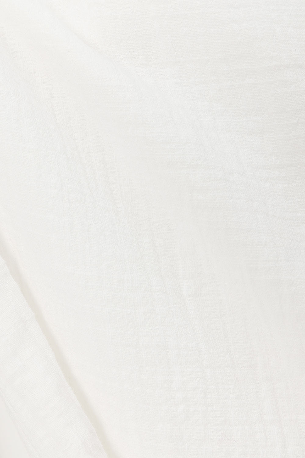 White Elastic Drawstring Relaxed Ditta Pants