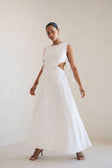 Aurelia Cutout Maxi Dress - White