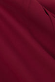 Burgundy Red Flared Mini Camellia Dress