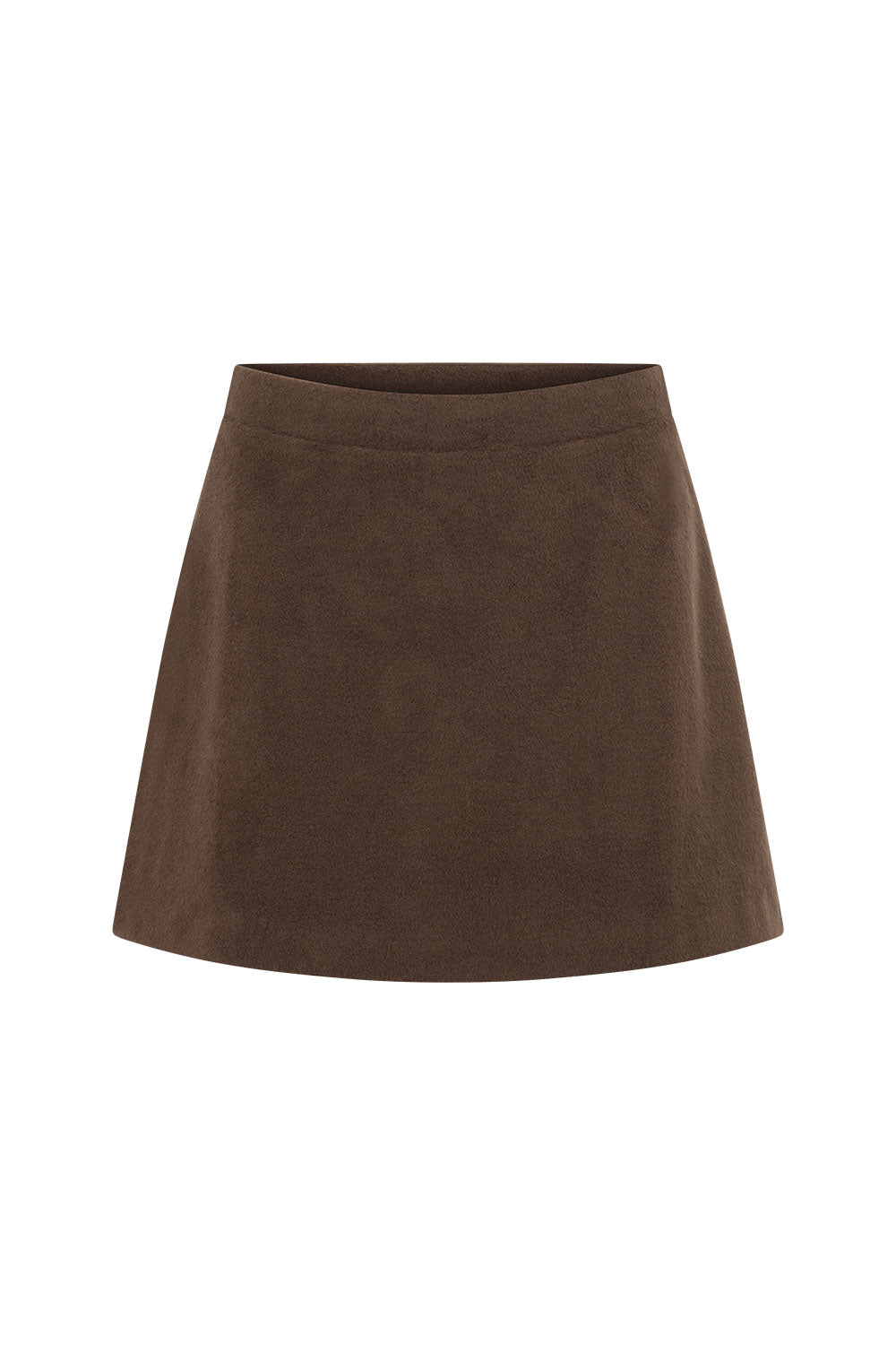 Chocolate Brown A Line Mini Selah Skirt