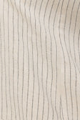 Beige and Black Pinstripe Lyla Wrap Top