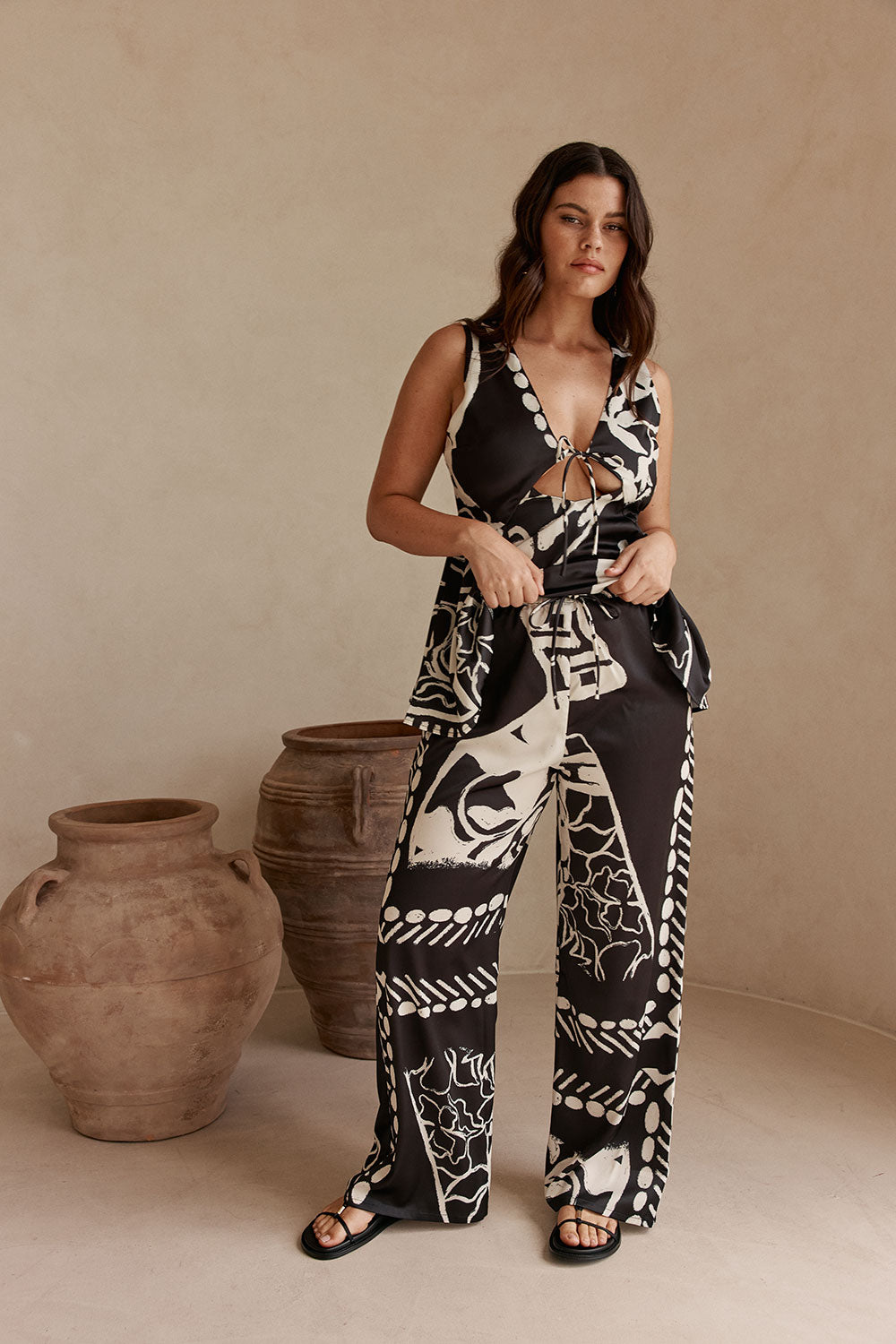 Zelina Pants - Botanic Vase