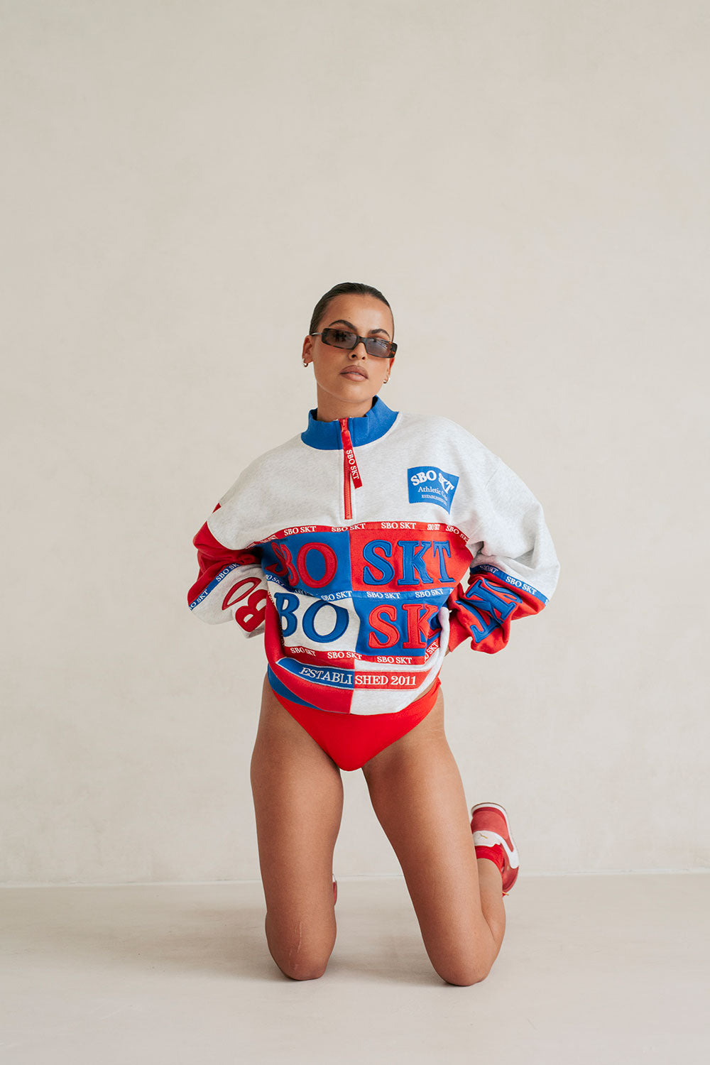 Atlanta Vintage Oversized Sweater - Fleece