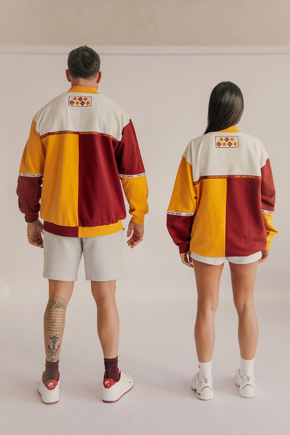 Yellow BRNX X SABO Vintage Oversized Sweater