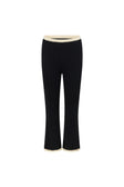 Black Ribbed Aylani Pants