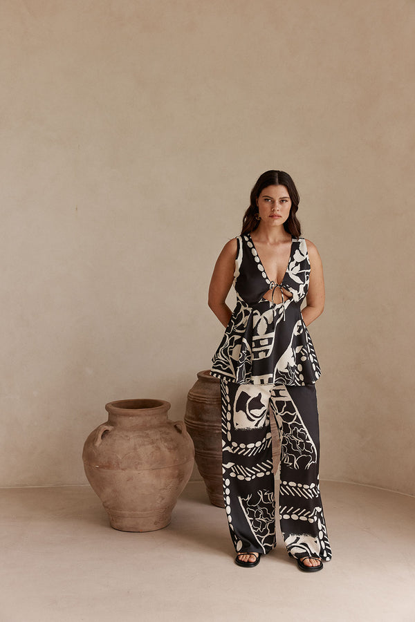 Zelina Pants - Botanic Vase
