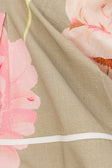 Fiori Green Floral Print Flared Meadow Top