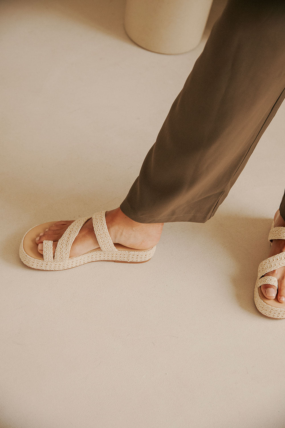 Natural Platform Tiera Platform Sandals