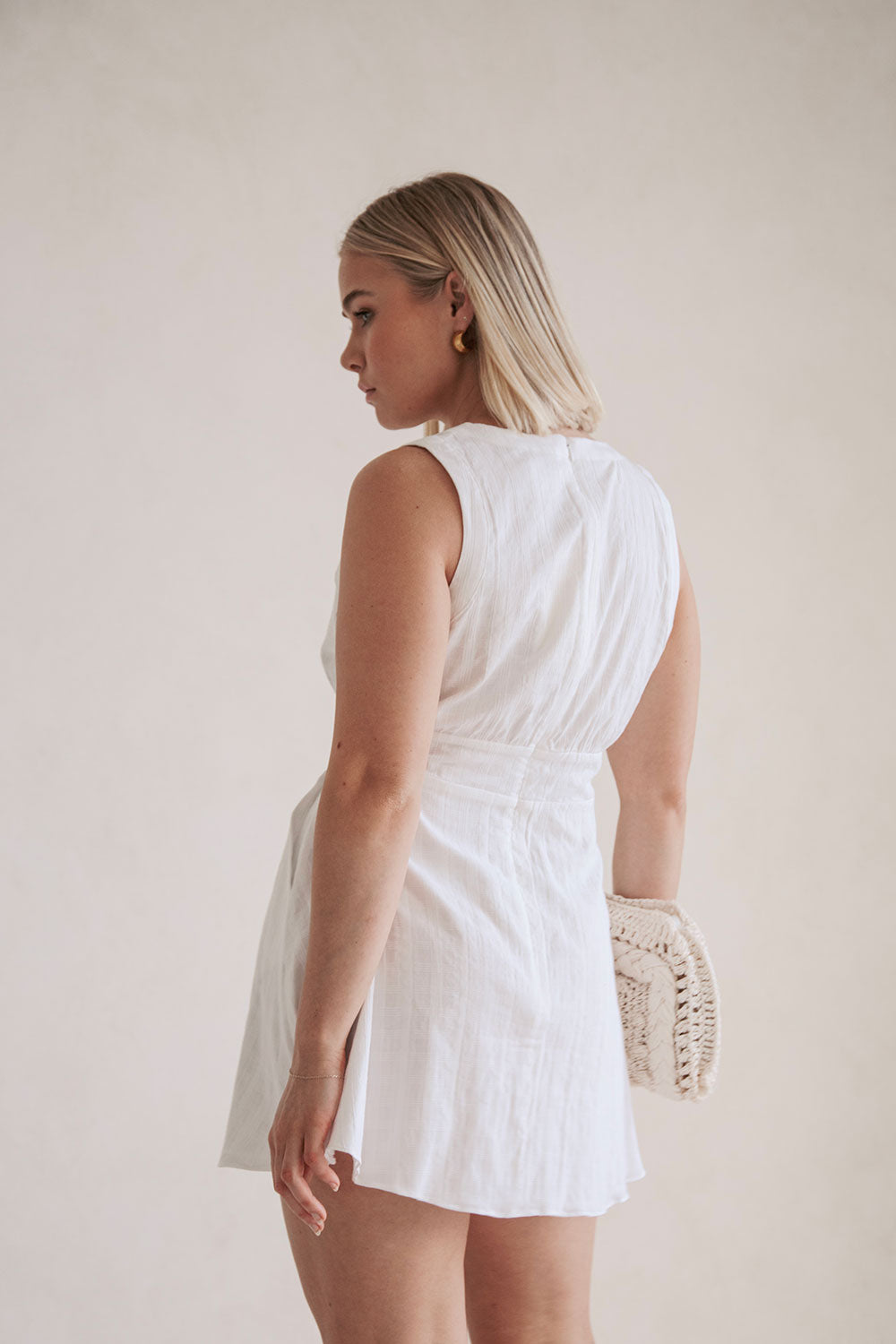 Shaeleagh Mini Dress - White