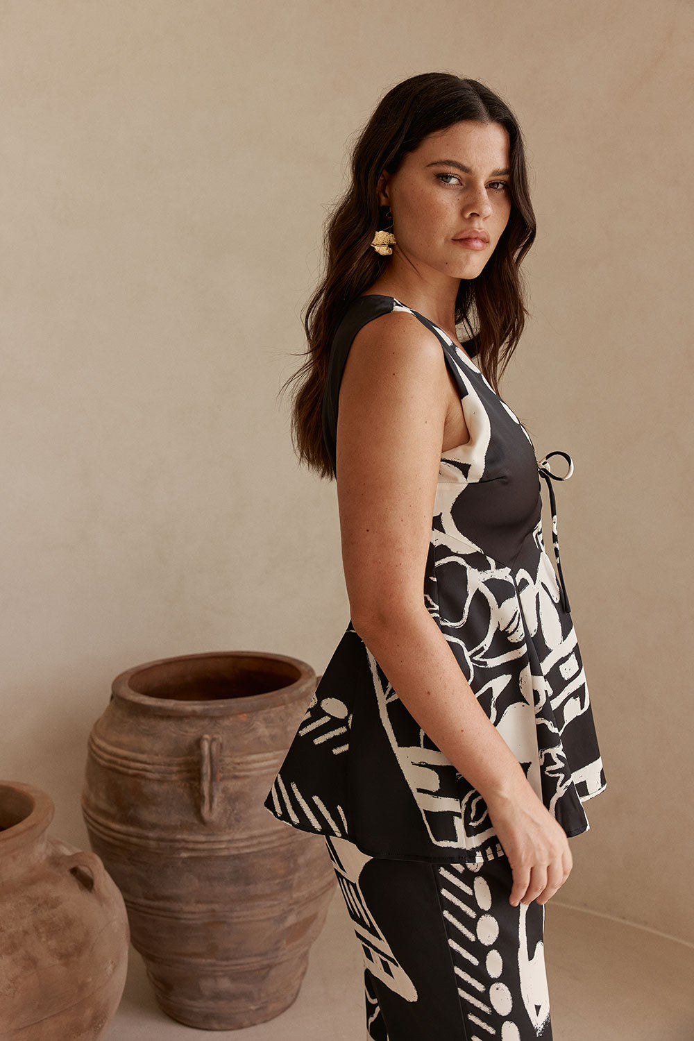 Zelina Top - Botanic Vase