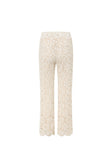 Kalila Crochet Pants - Ivory White Beige